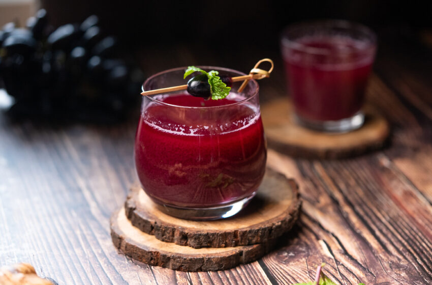 Grape and Ginger Juice